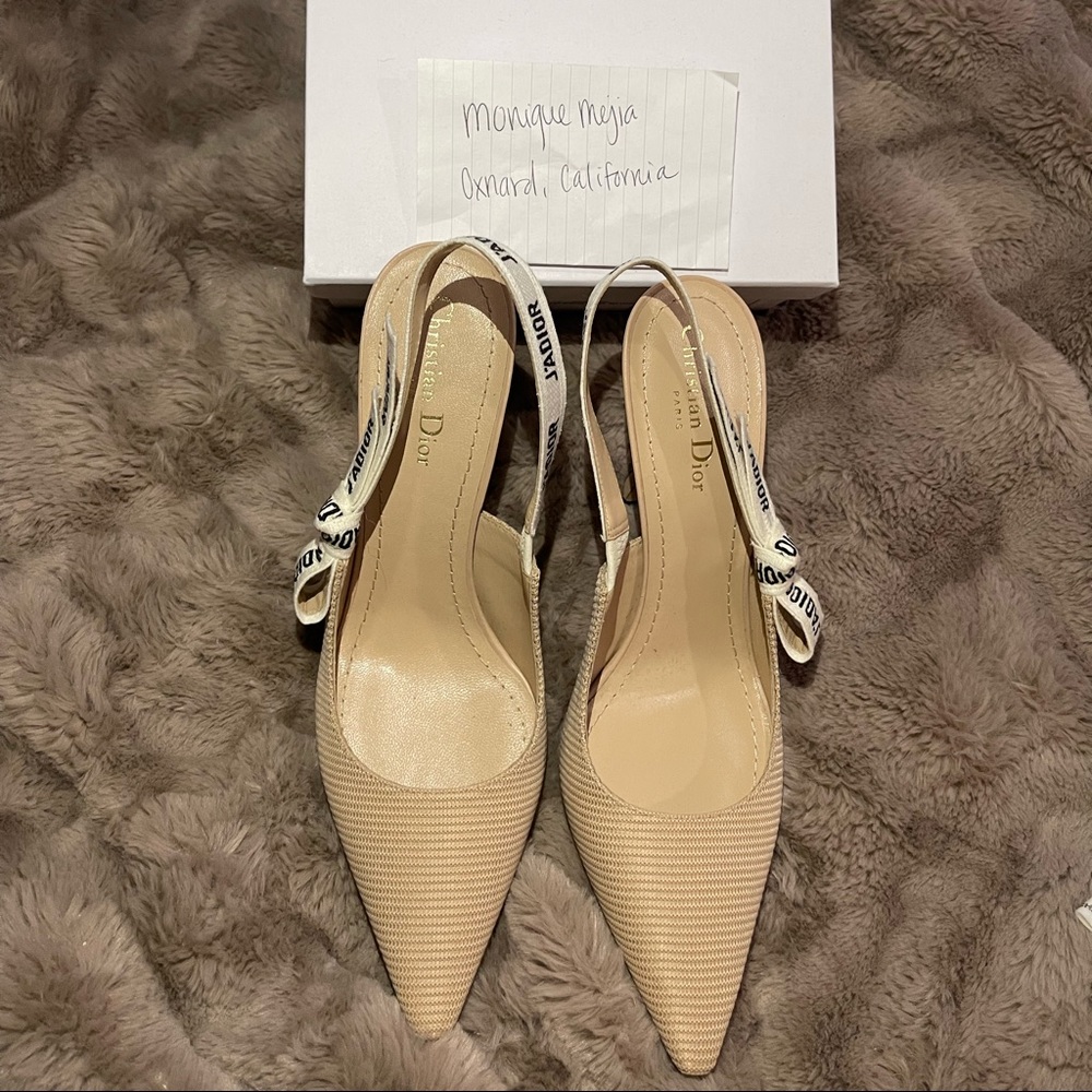 Christian Dior J’Adore heels in Nude